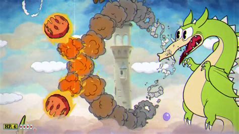 cuphead dragon|how to defeat the dragon in cuphead.